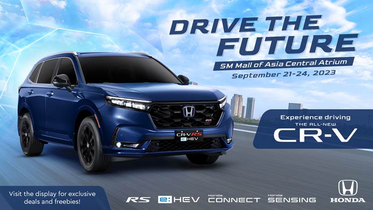 Test-drive All-New Honda CR-V at SM MOA from September 21-24